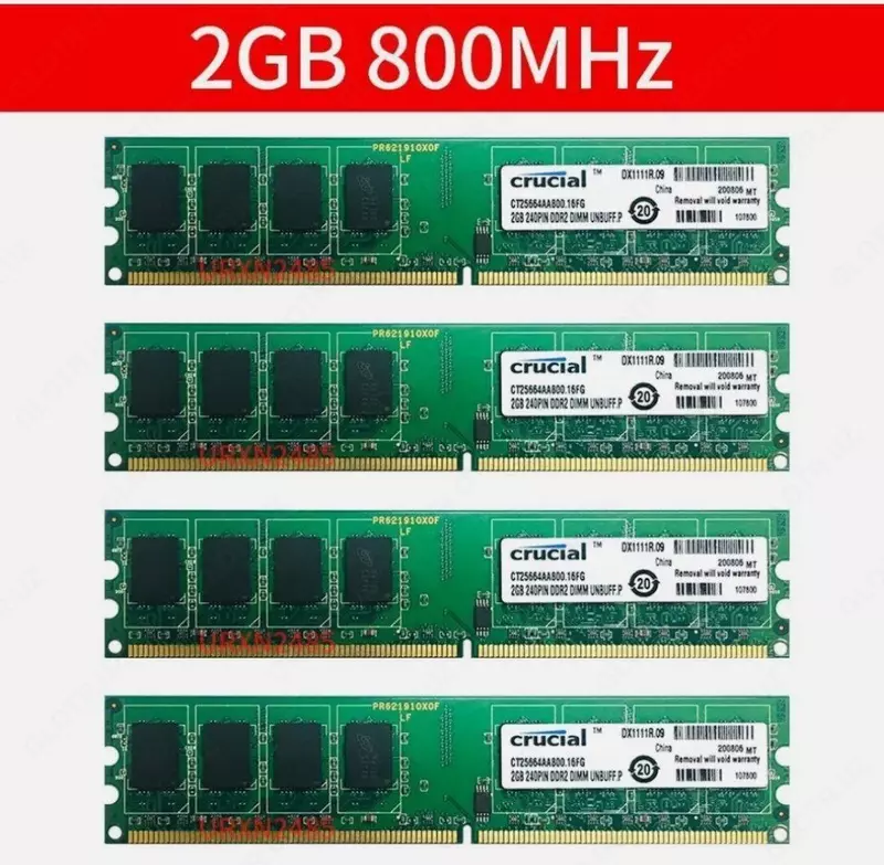 60 000 so'm 2GB. DDR2. 800.