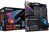 Материнская плата GIGABYTE Z690 AO MAS Мат. плата GIGABYTE Z690 AORUS MASTER (RTL) LGA1700 <Z690> 3xPCI-E+DP 10GbLAN+WiFi SATA RAID E-ATX 4DDR5 Socket LGA1700 ✔Intel Z690 ✔3 слота 16x PCI-E ✔DisplayPo
