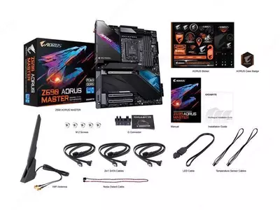 5 981 615 сум / шт. Материнская плата GIGABYTE Z690 AO MAS Мат. плата GIGABYTE Z690 AORUS MASTER (RTL) LGA1700 <Z690> 3xPCI-E+DP 10GbLAN+WiFi SATA RAID E-ATX 4DDR5 Socket LGA1700 ✔Intel Z690 ✔3 слота 16x PCI-E ✔DisplayPo
