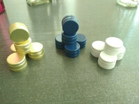 Алюминиевый колпачок для укупорки стеклянных бутылок типоразмер 28х18