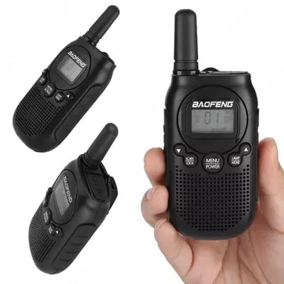 Рация Baofeng BF-T6 черный (2шт Парные)