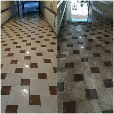 Глубокая чистка плитки