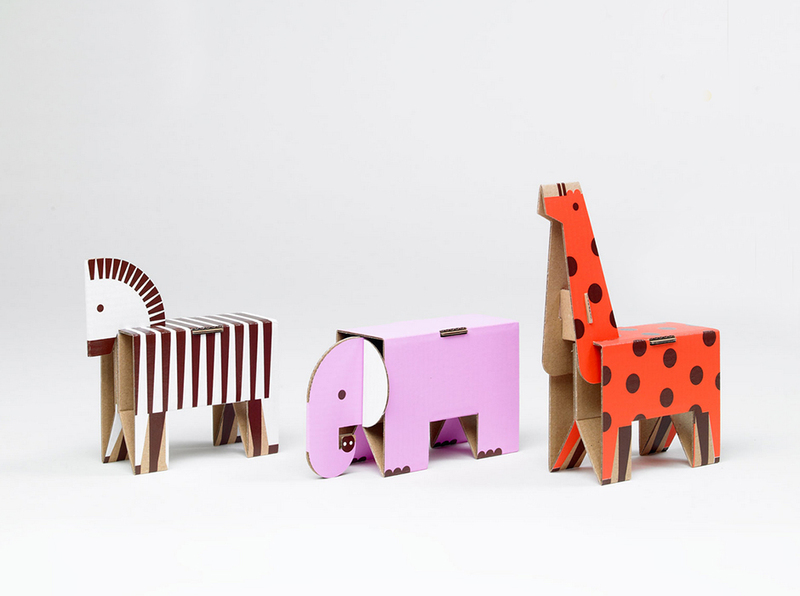 Зоопарк из гофрокартона