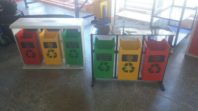 Металлические урны для раздельного сбора мусора - от 800 000 сум / шт.