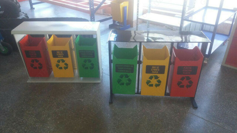 Металлические урны для раздельного сбора мусора - от {0} сум