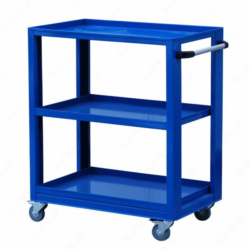 Tokchalar bilan ochiq asboblar aravachasi