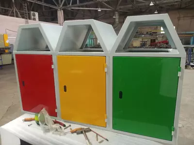 Урна уличная № 1 - ООО "POLIMER OSNASTKA"