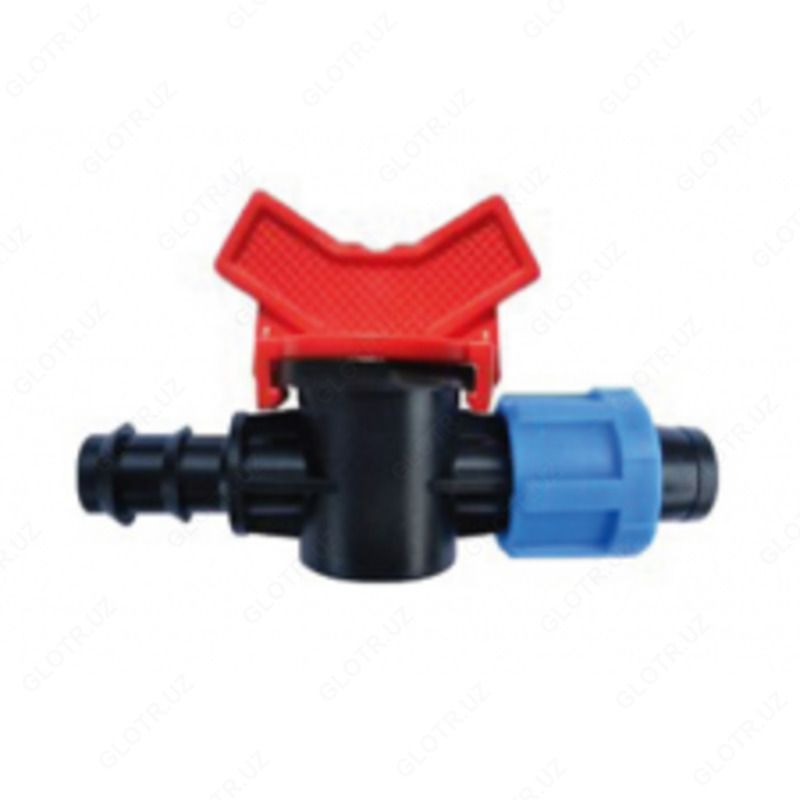 Кран Ø16mm капельного полива орошения