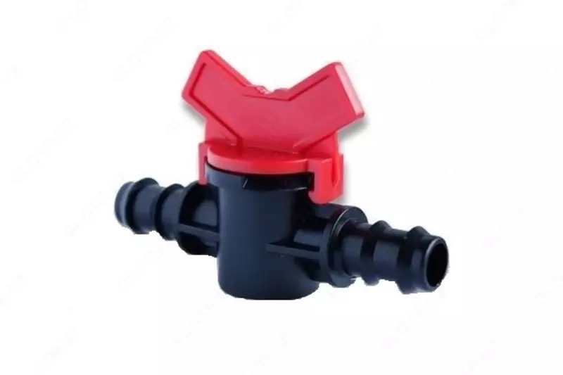 Кран елочный для капельной трубки 16 мм