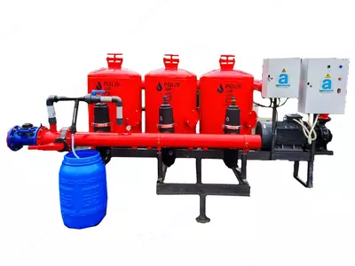 Qo'pol tozalash uchun qum filtri 150 kub / soat