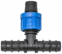 Тройник "ерш" 16 х лента 16 х "ерш" 16 с зажимной гайкой (FL10)