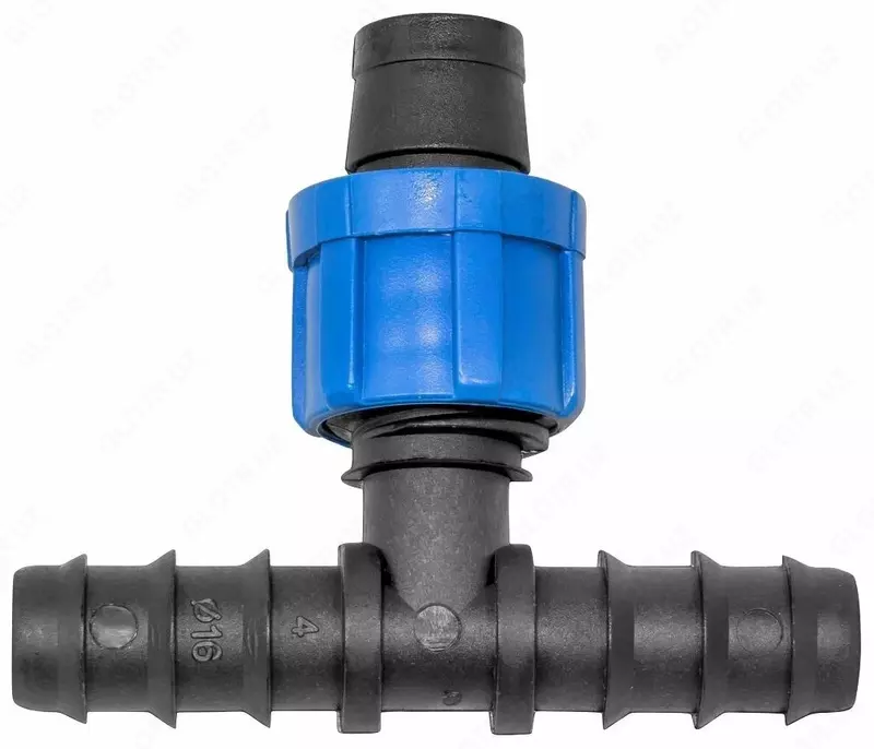 Тройник "ерш" 16 х лента 16 х "ерш" 16 с зажимной гайкой (FL10) - от {0} сум