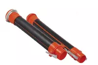 ПНД спринклерная труба (5 м) с защелками ОРАНЖЕВАЯ СЕРИЯ