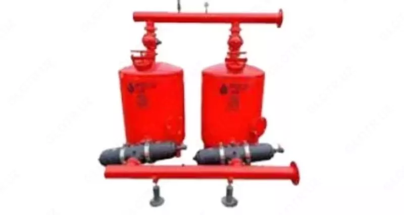 Фильтр песчано-гравийный с металлической обвязкой