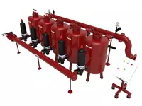 Фильтр песчано-гравийный с металлической обвязкой  SMF450