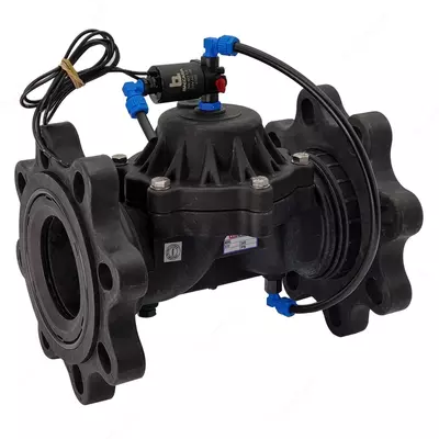 57PR-3W-Ø80-3“ Редукционный 3-ходовой пластиковый клапан-флянцевый - 10 бар