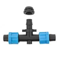 Тройник стартовый на трубу с уплотнителем 16 х 12 х 16 (ландшафтная серия)