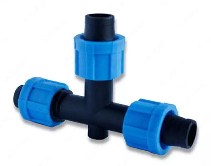  Тройник стартовый на трубу с уплотнителем 16 х 12 х 16 (ландшафтная серия) - 