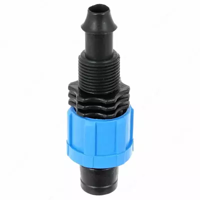 Старт-коннектор для ПНД трубы под сальник 16 х 12 х 16 (ландшафтная серия)