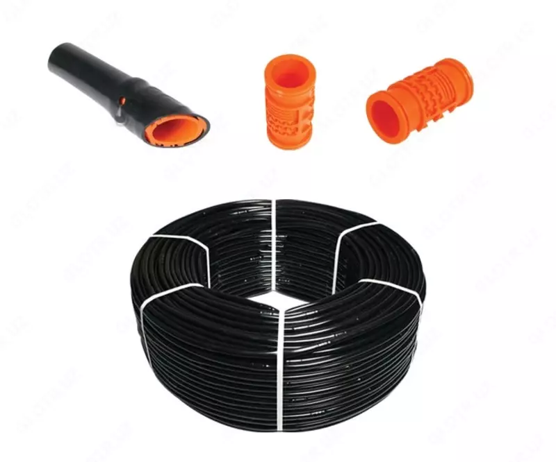 Капельная трубка с круглым эмиттером для компенсации давления 40 мил