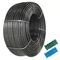  Капельная трубка с круглым эммитером 40 мил Только в розницу