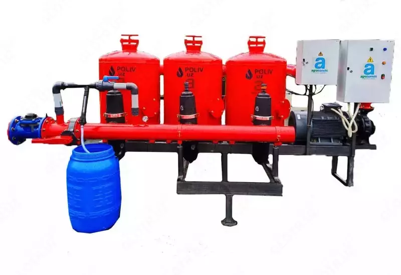 Песчанный и дисковый фильтра SMPH200 200 m3/ч