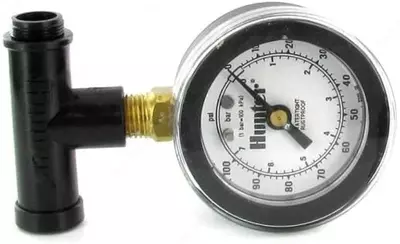 Манометр Hunter MD2 Gauge с адаптером для систем автоматического полива