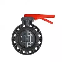  Пластиковый дисковый затвор VD15 (butterfly valve) с ручным управлением - 
