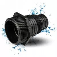  Адаптер (ПП) с наружной резьбой LA1152 152 мм  черный - 