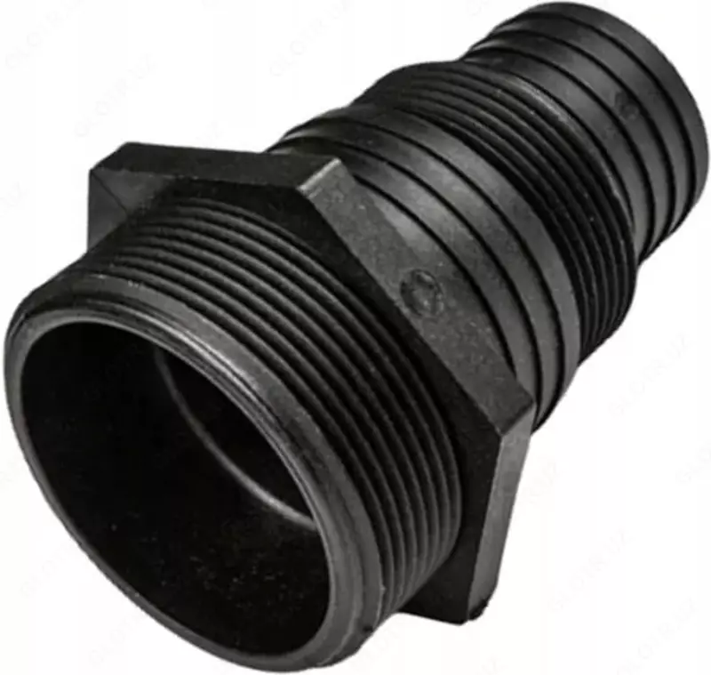 Адаптер (ПП) с наружной резьбой LA1152 152 мм, черный