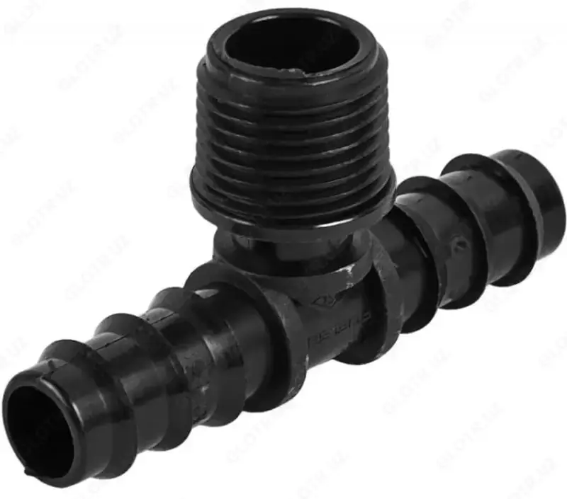 Тройник с резьбой 16х20х16 мм, соединение "елка" (FЕ1016)