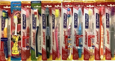  ЗУБНАЯ ЩЁТКА СРЕДНЕЙ ЖЁСТКОСТИ - 7А - 