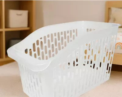 Корзина элит маленькая белая Elite Global Plast