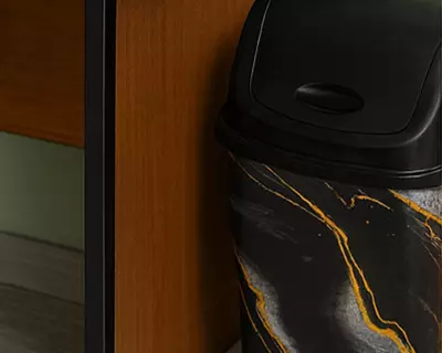 Урна для бумаги черная