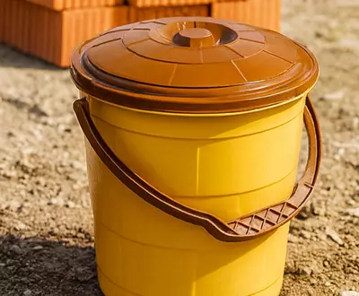 11 400 сум / шт Ведро с крышкой желтое