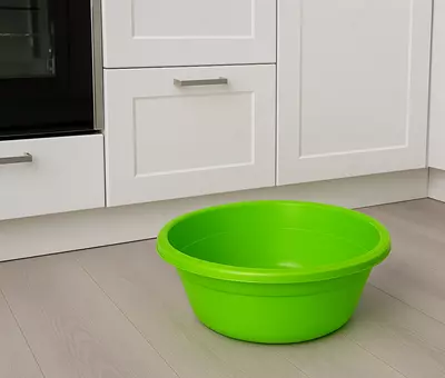 Таз круглый зеленый Elite Global Plast