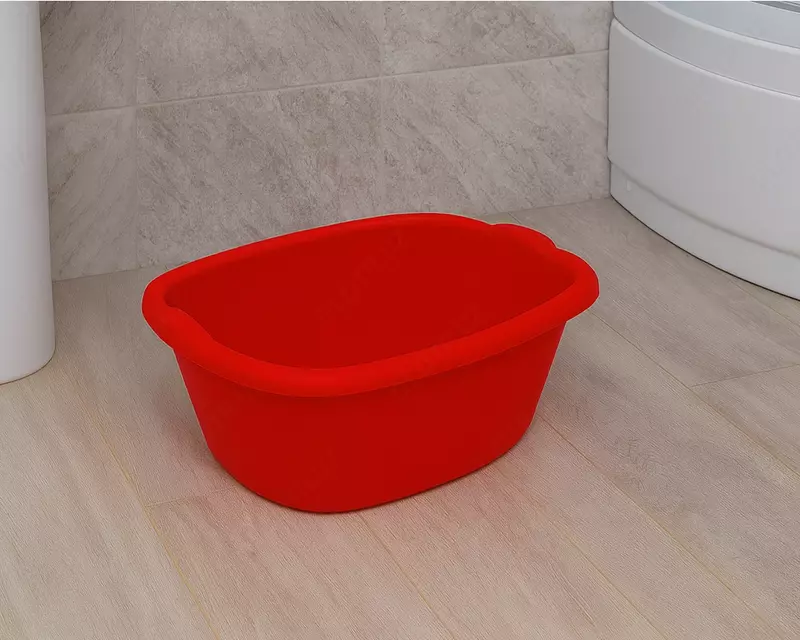 14 000 сум Таз прямоугольный красный