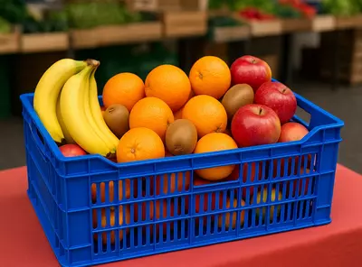 Ящик №4 синий Elite Global Plast