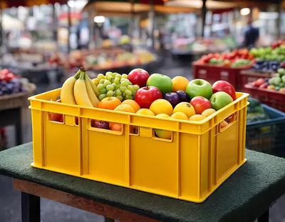 Ящик №5 желтый Elite Global Plast