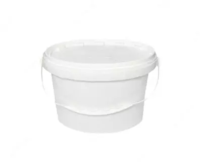 Ведро белое пластиковое (3л) - 5 250 сум / шт