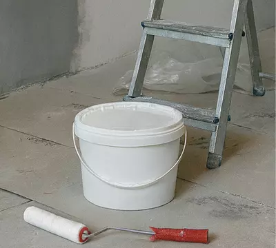 Ведро белое пластиковое (3л) Только в розницу