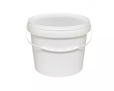 Ведро белое пластиковое (5л) - 6 000 сум / шт