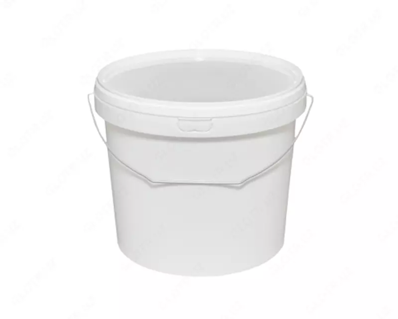 Ведро белое пластиковое (7л) - 8 500 сум