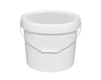 Ведро белое пластиковое (9л) - 11 250 сум