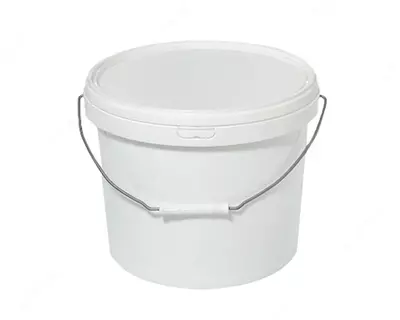 Ведро белое пластиковое (9л) - 12 150 сум / шт