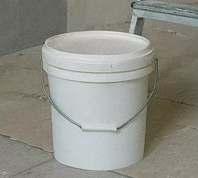Ведро белое пластиковое (14л) Только в розницу
