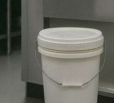 Ведро белое пластиковое (14л) Elite Global Plast