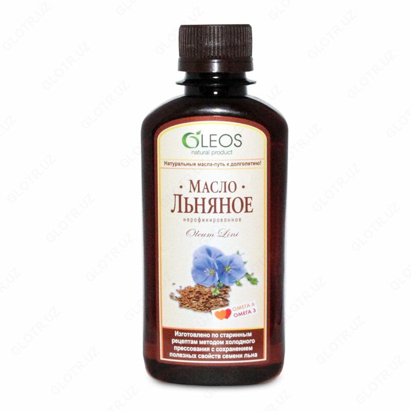 Пищевое льняное масло Олеос 450 мл - 69 000 сум