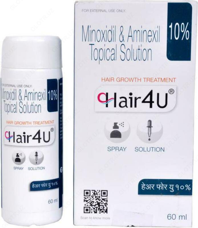 Hair4U Minoxidil 10% (Миноксидил 10%)   - 229 000 сум