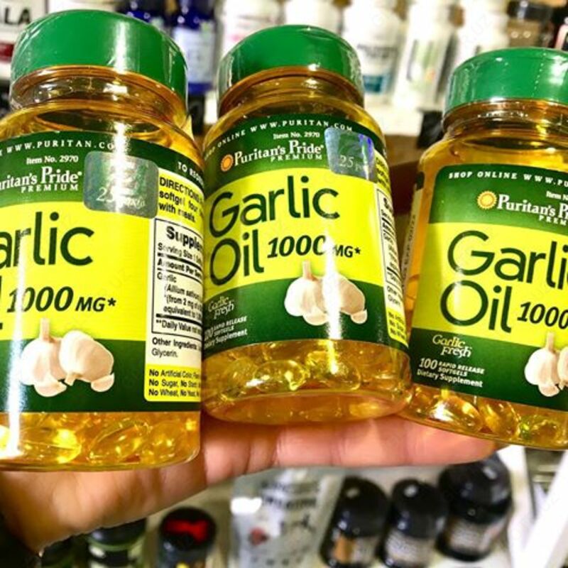  Чесночное капсулы от глистов (препарат от глистов и паразитов Puritans Pride Odorless Garlic (USA) - 